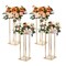 Gold Floral Centerpiece Stands 4PCS, 31.5" High Wedding and Event Display